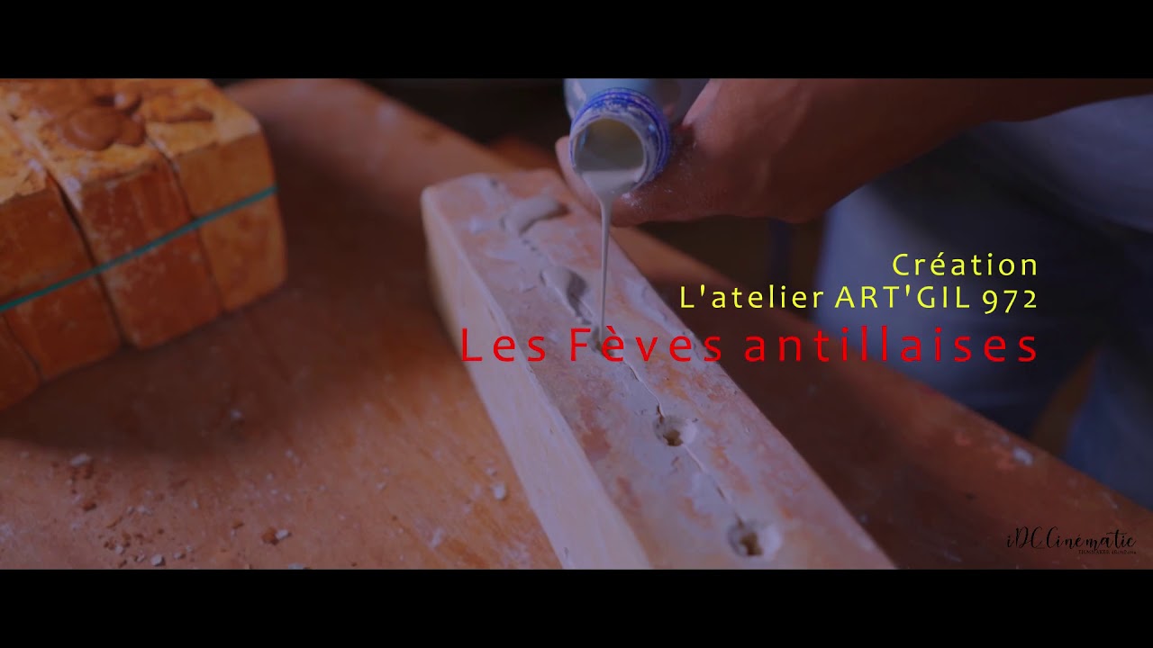 Les fèves antillaises Création L'atelier ART'GIL 972